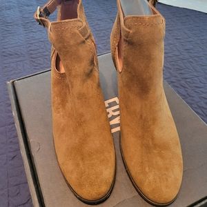 Suede booties